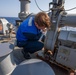 Vertical Replenishment Aboard the USS Cole