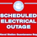 Scheduled Electrical Outage Graphic