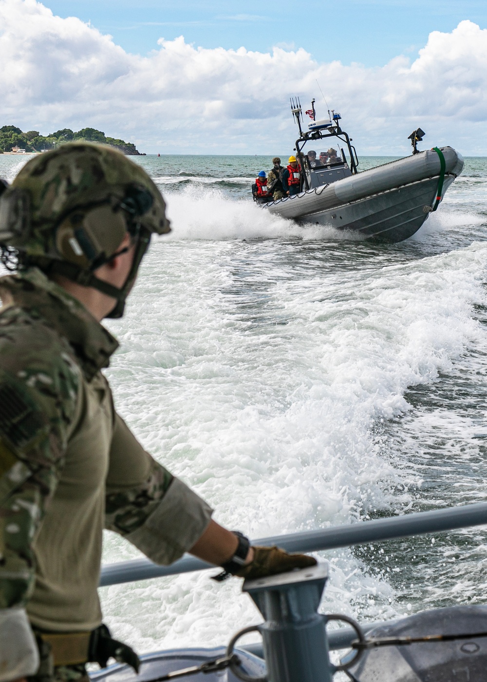 NSGB Trains with USCG