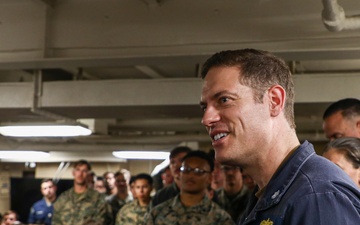 249th Marine Corps Birthday Ceremony Aboard USS Oak Hill (LSD 51)