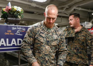 249th Marine Corps Birthday Ceremony Aboard USS Oak Hill (LSD 51)
