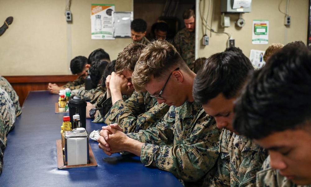 249th Marine Corps Birthday Ceremony Aboard USS Oak Hill (LSD 51)