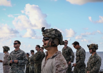 24th MEU (SOC) Conducts Small Arms Qualifications Aboard the USS Oak Hill (LSD 51)