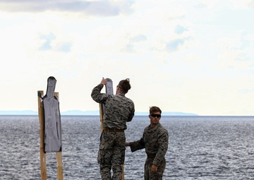 24th MEU (SOC) Conducts Small Arms Qualifications Aboard the USS Oak Hill (LSD 51)