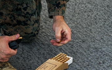 24th MEU (SOC) Conducts Small Arms Qualifications Aboard the USS Oak Hill (LSD 51)