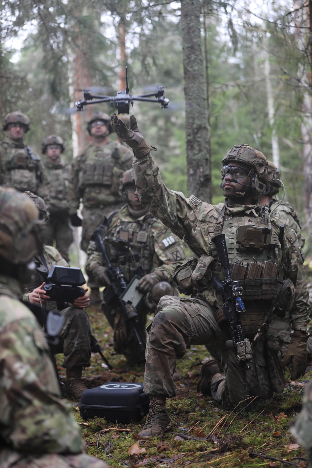 Estonian division commander observes 10th Mtn. Div. live fire exercise