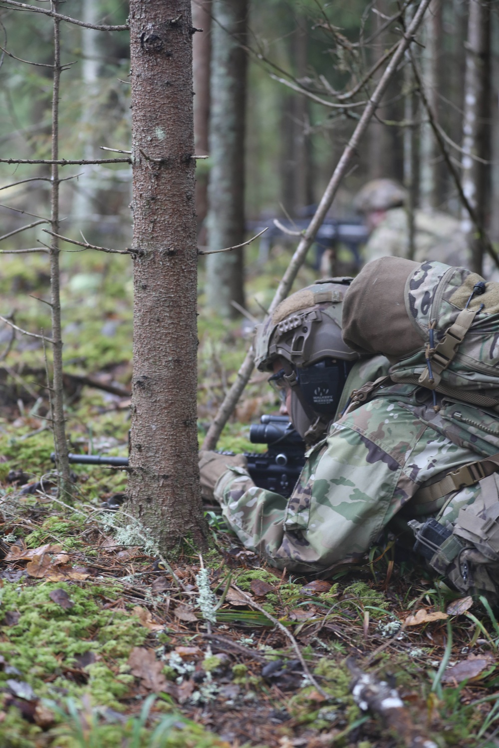 Estonian division commander observes 10th Mtn. Div. live fire exercise