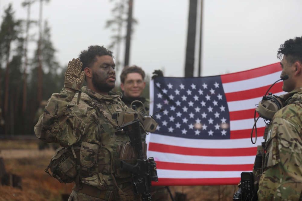 Estonian division commander observes 10th Mtn. Div. live fire exercise