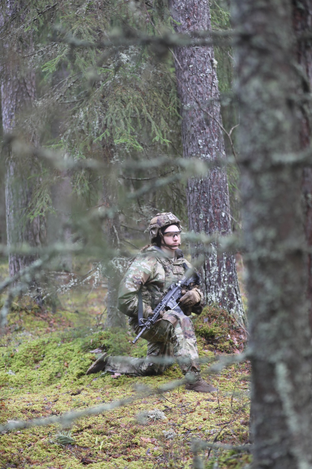 Estonian division commander observes 10th Mtn. Div. live fire exercise