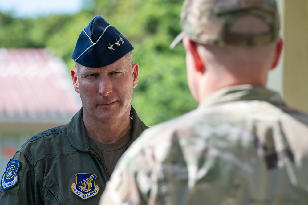 U.S. Forces Japan and 5th Air Force commander visits Okinawa installations