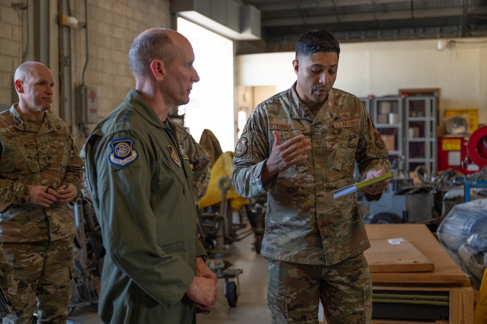 U.S. Forces Japan and 5th Air Force commander visits Okinawa installations