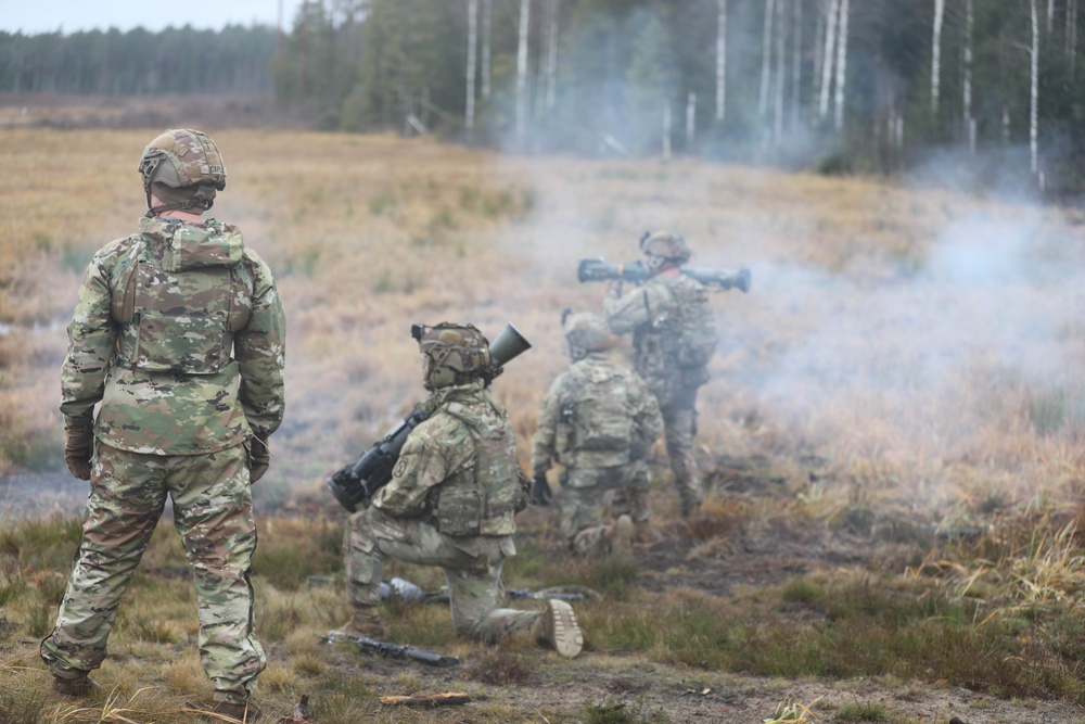 Estonian division commander observes 10th Mtn. Div. live fire exercise