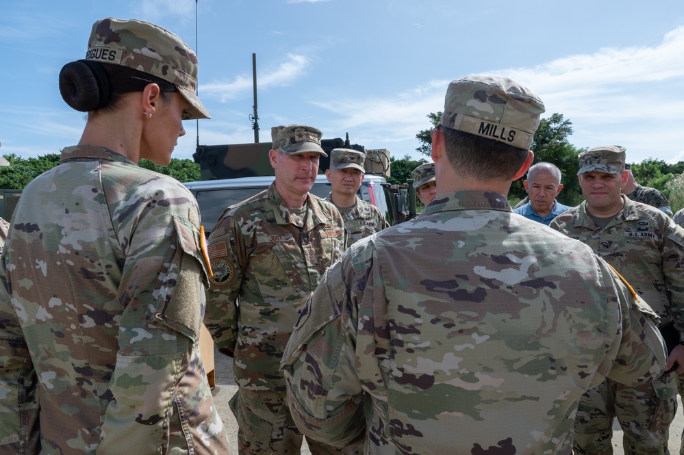 U.S. Forces Japan and 5th Air Force commander visits Okinawa installations