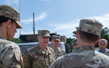 U.S. Forces Japan and 5th Air Force commander visits Okinawa installations