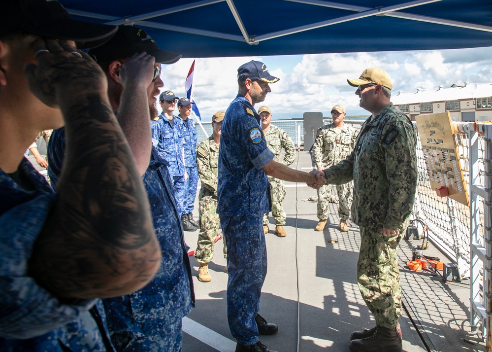 NSGB Sailors Tour Dutch Ship