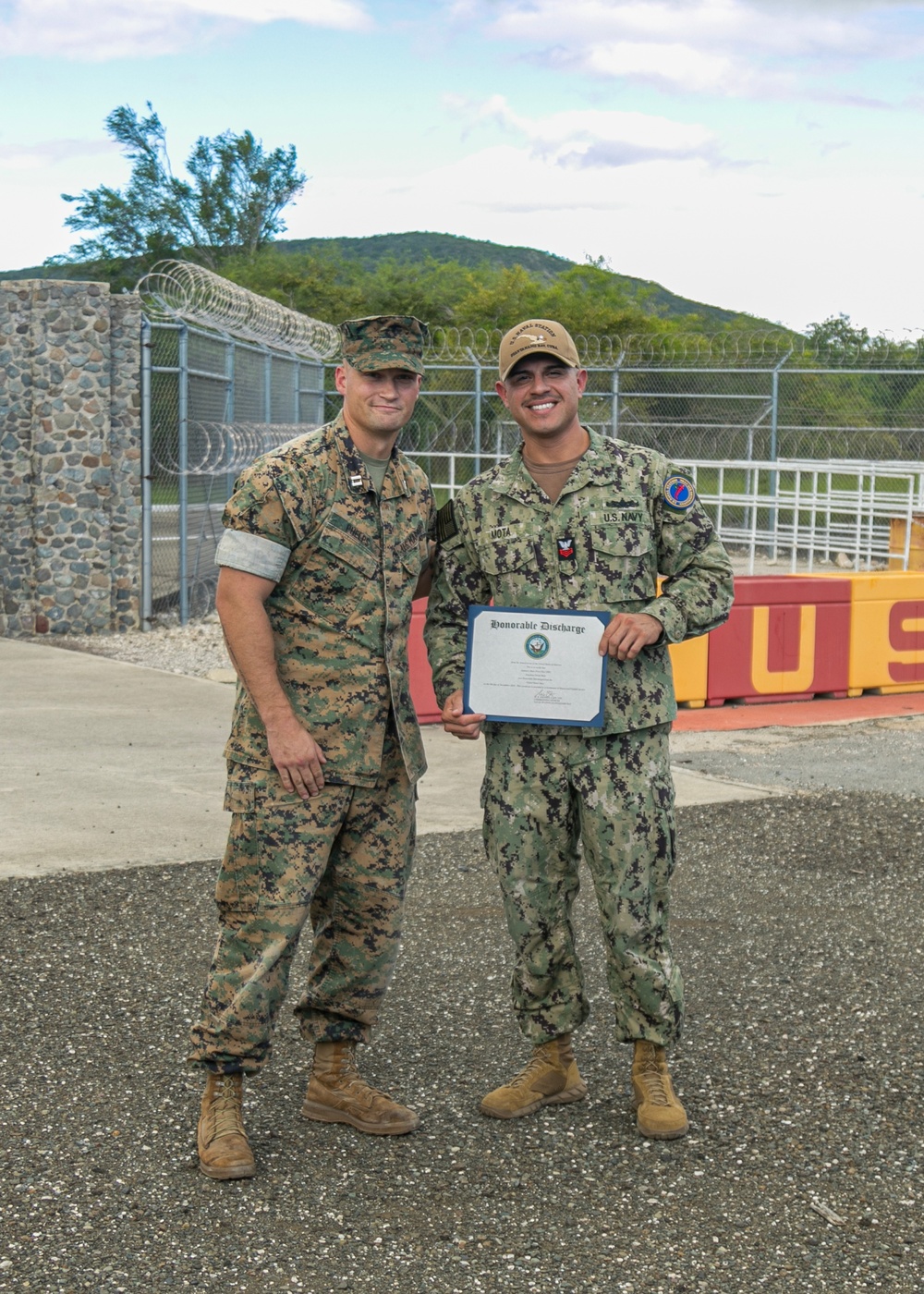 GM1 Mota Reenlists at NE Gate