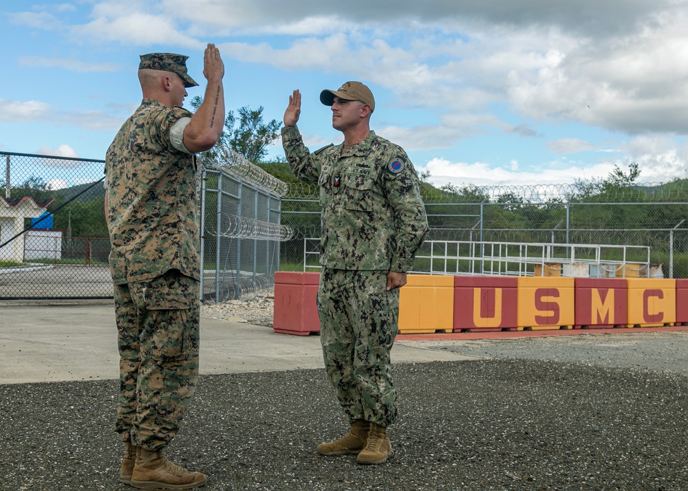 GM1 Mota Reenlists at NE Gate