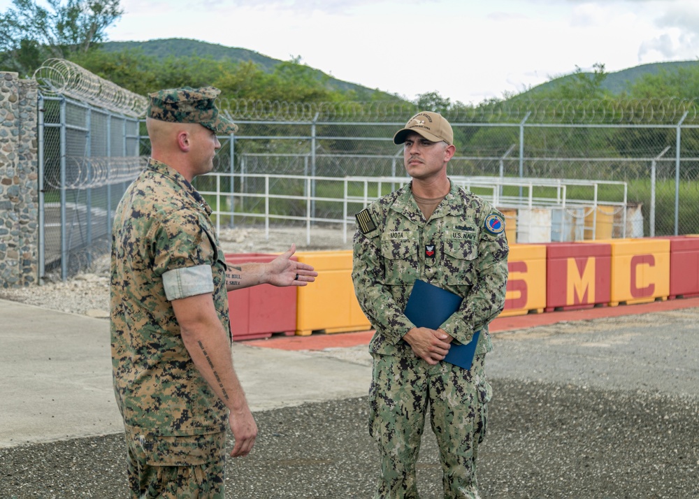 GM1 Mota Reenlists at NE Gate