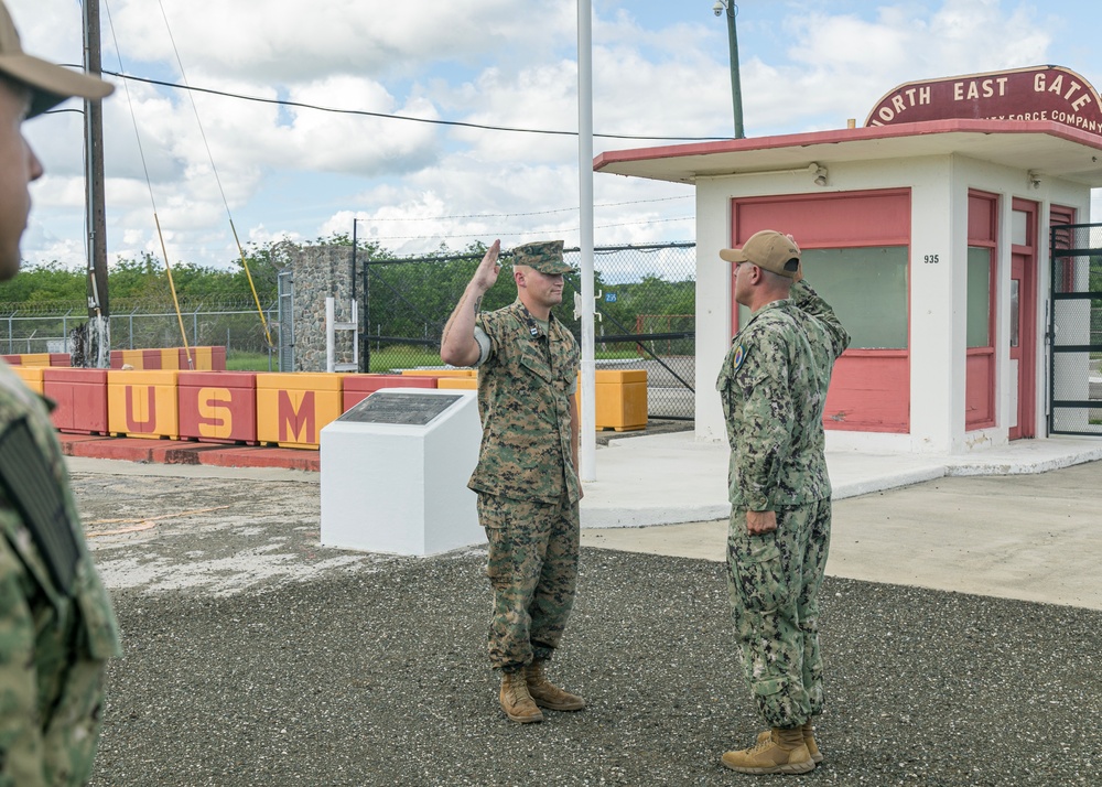 GM1 Mota Reenlists at NE Gate