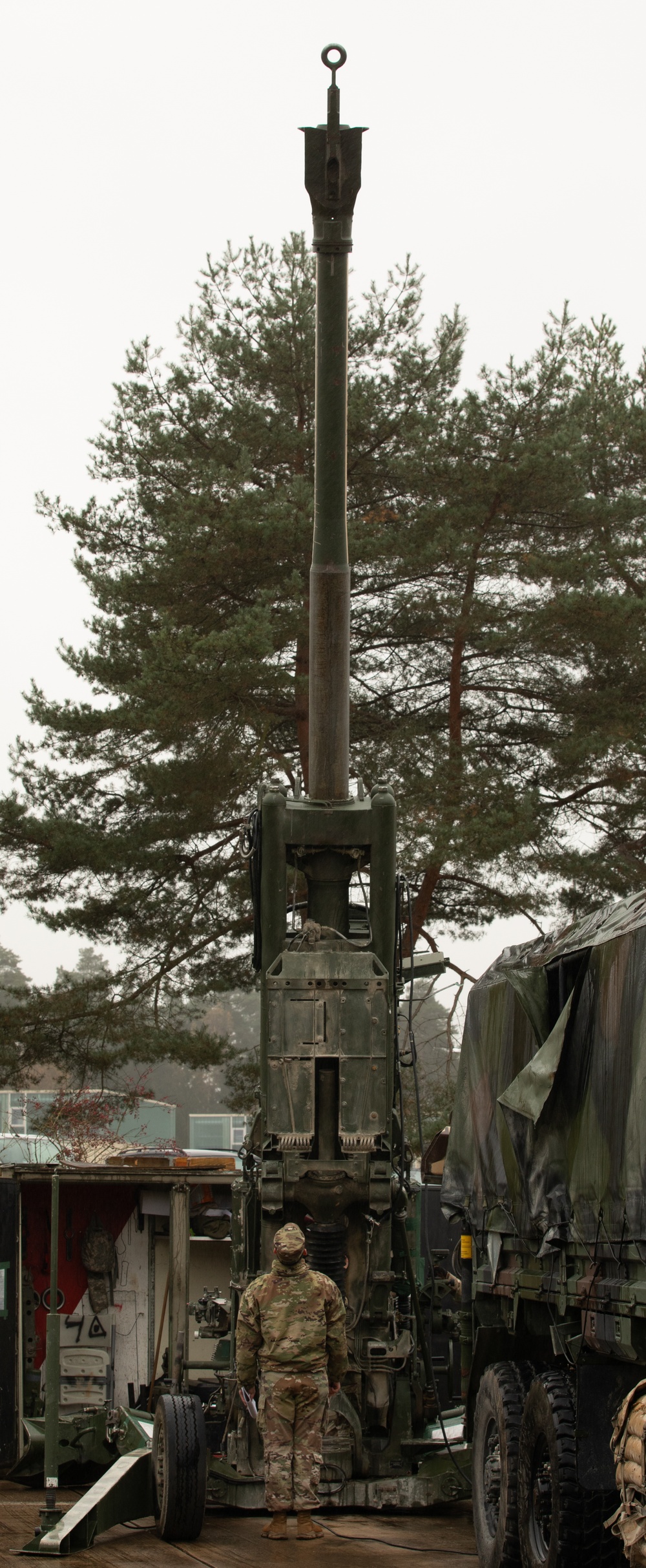 U.S. Soldiers emplace and prepare for Dynamic Front 25 live fire