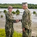 NC1 Clarke Reenlists at Flamingo Cay