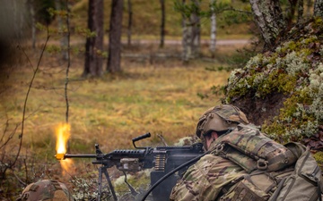 Estonian division commander observes 10th Mtn. Div. live fire exercise