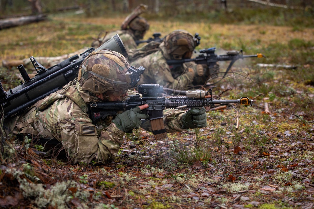 Estonian division commander observes 10th Mtn. Div. live fire exercise