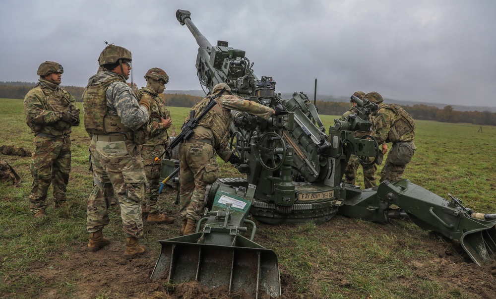 2CR Soldiers prepare for live fire exercise during Dynamic Front 25