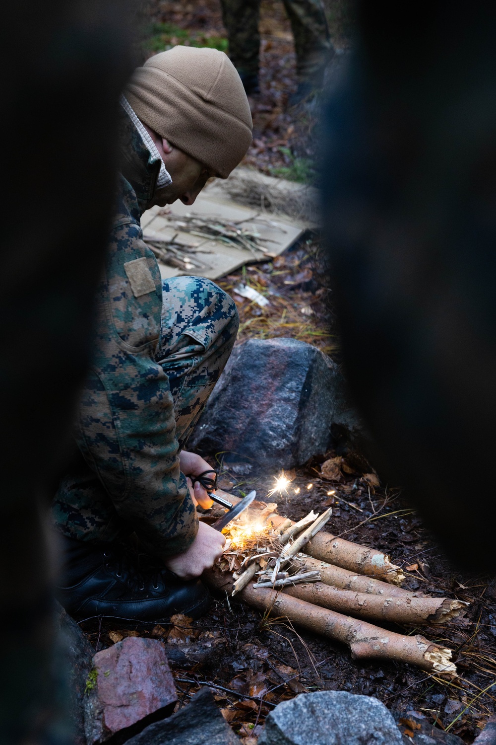 U.S. Marines conduct simulated Expeditionary Advanced Base Operations