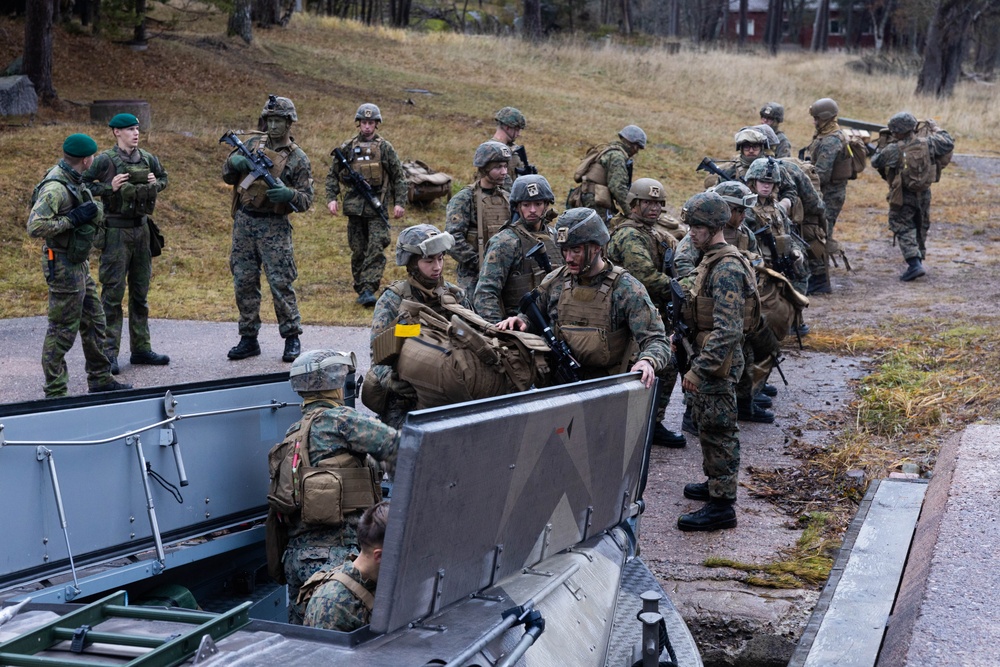 U.S. Marines conduct simulated Expeditionary Advanced Base Operations