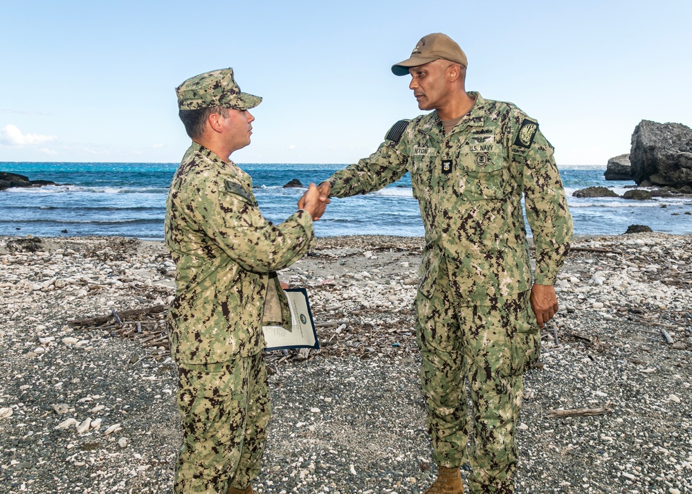 LS1 Caromunoz Reenlists at Cable Beach