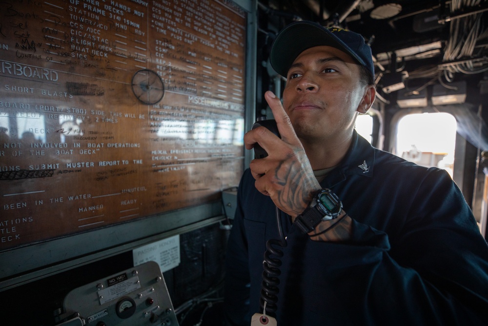 Routine Operations Aboard the USS Cole