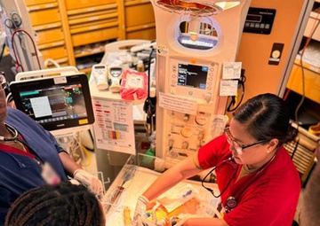 Multidisciplinary clinical staff conduct ongoing skills sustainment training