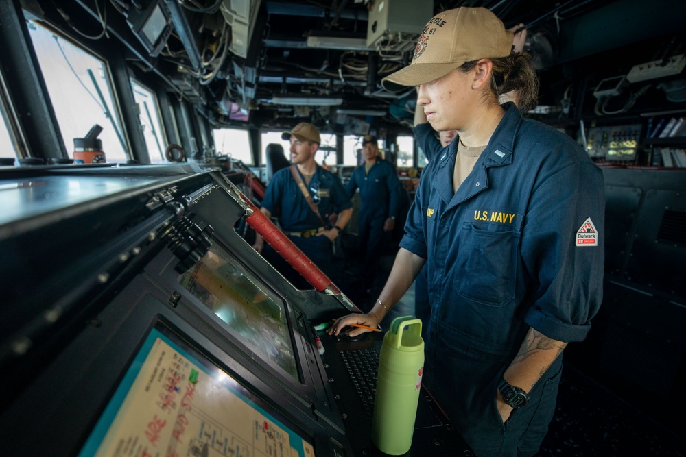 Routine Operations Aboard the USS Cole