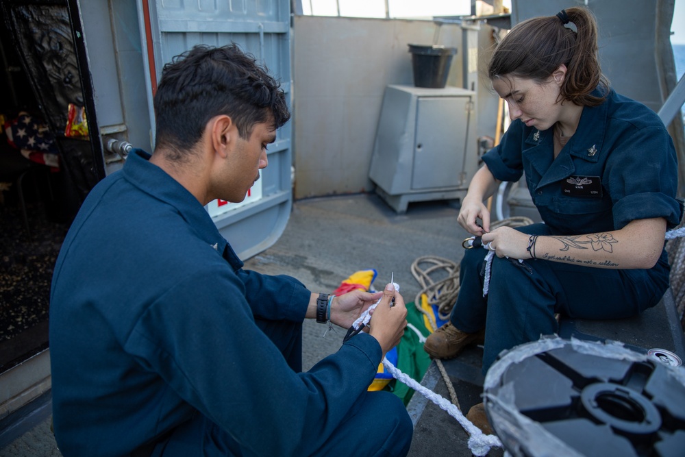 Routine Operations Aboard the USS Cole