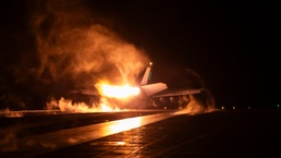 Abraham Lincoln conducts flight operations