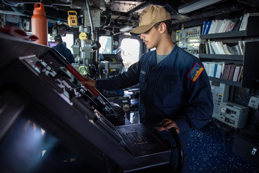 Routine Operations Aboard the USS Cole