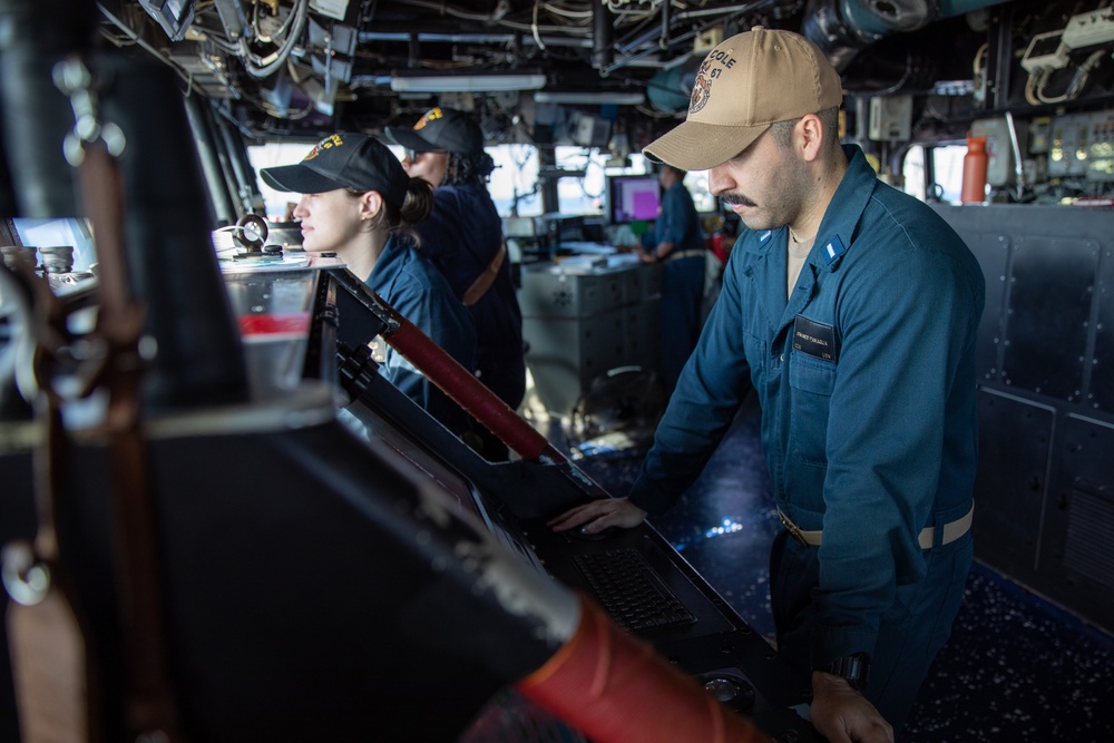 Routine Operations Aboard the USS Cole