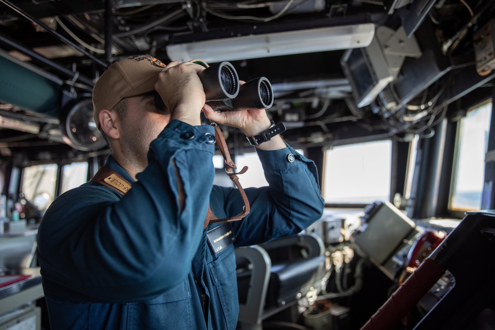 Routine Operations Aboard the USS Cole