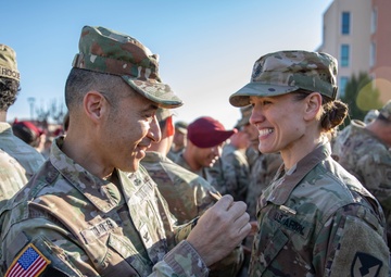 U.S. Army Command Sgt. Maj. Vorobyeva-Santiago earns Expert Soldier Badge