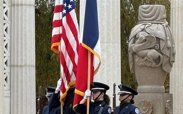 Ramstein High School JROTC cadets pay tribute to Veterans at historic sites in France