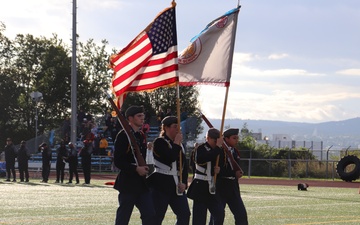 Wiesbaden High School JROTC Color Guard elevates school and community events