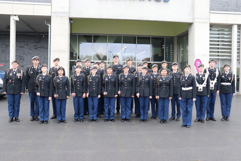 Wiesbaden High School Warrior Battalion supports Veteran’s Day observance