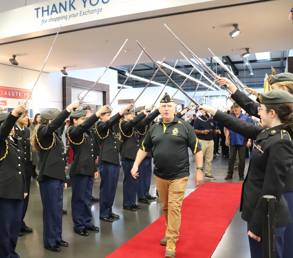 Wiesbaden High School Warrior Battalion supports Veteran’s Day observance