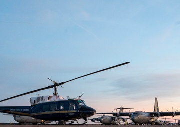 Mission ready: When the sun sets, 1st HS Huey rises