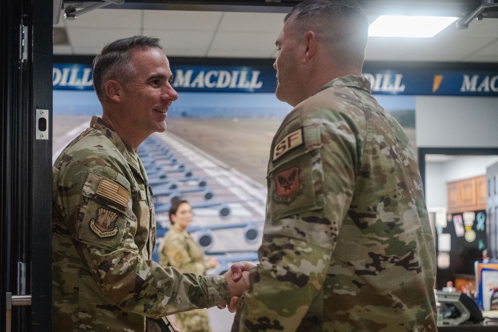 DAF’s Director of Security Forces visits MacDill AFB