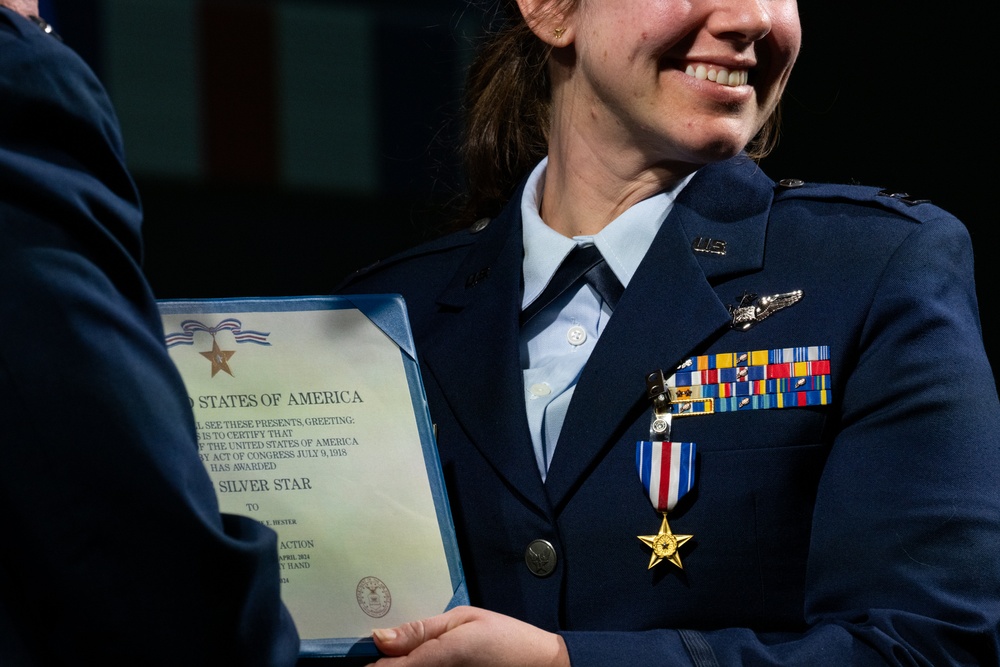 First Female Airman Awarded Silver Star