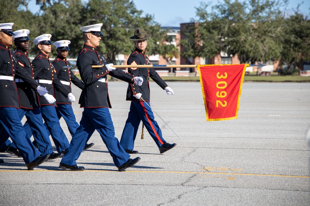 Denham Springs native graduates as the honor graduate for platoon 3092, Kilo Company, Marine Corps Recruit Depot Parris Island