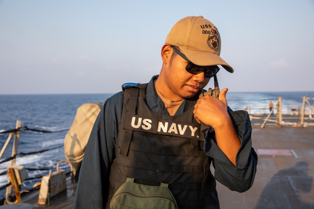 Routine Operations Aboard the USS Cole