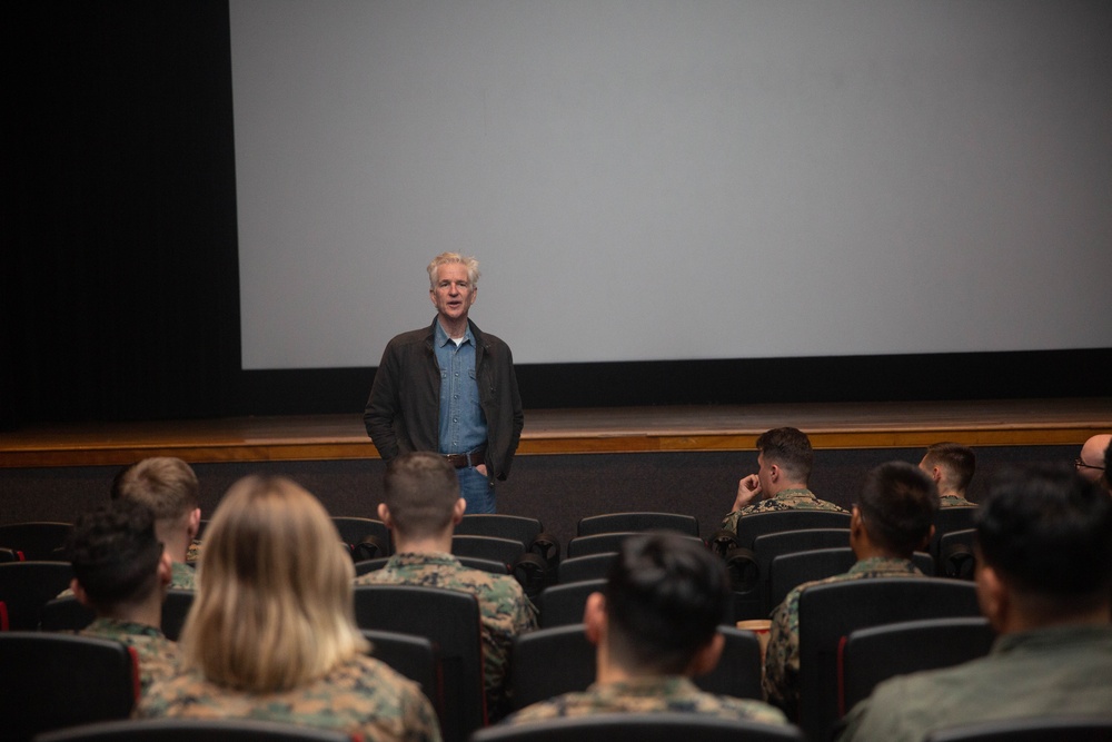 Matt Modine visits the Marines of MCAS New River and 2nd Marine Aircraft Wing